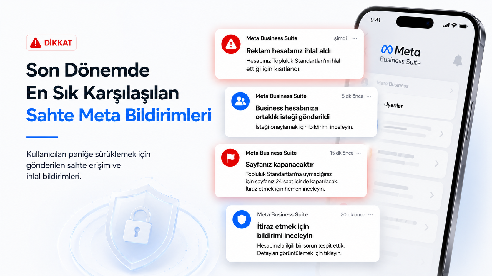 Sahte Meta Bildirimleri